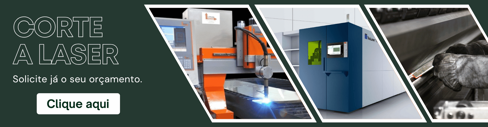 banner de corte a laser da tévere.